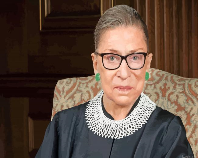 Aesthetic Joan Ruth Bader Ginsburg Painting By Numberss.png