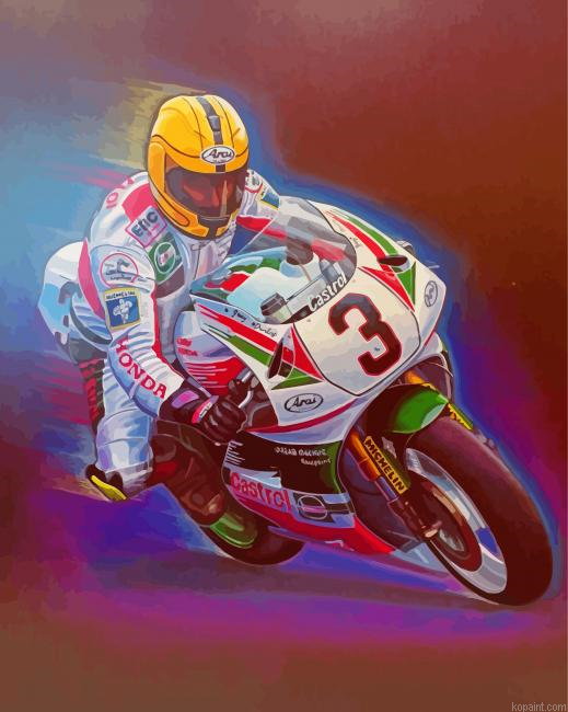 Aesthetic Joey Dunlop Painting By Numberss.png