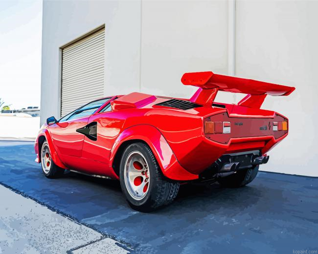 Aesthetic Lamborghini Countach Painting By Numberss.png