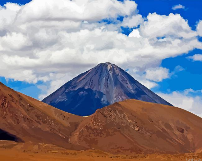 Aesthetic Licancabur Chile Painting By Numberss.png