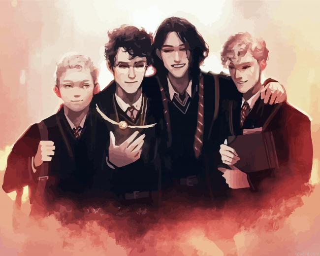 Aesthetic Marauders Animation Paint By Numbers