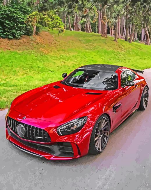 Aesthetic Mercedes Painting By Numberss.png