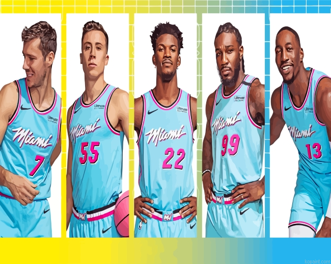 Aesthetic Miami Heat Painting By Numberss.png