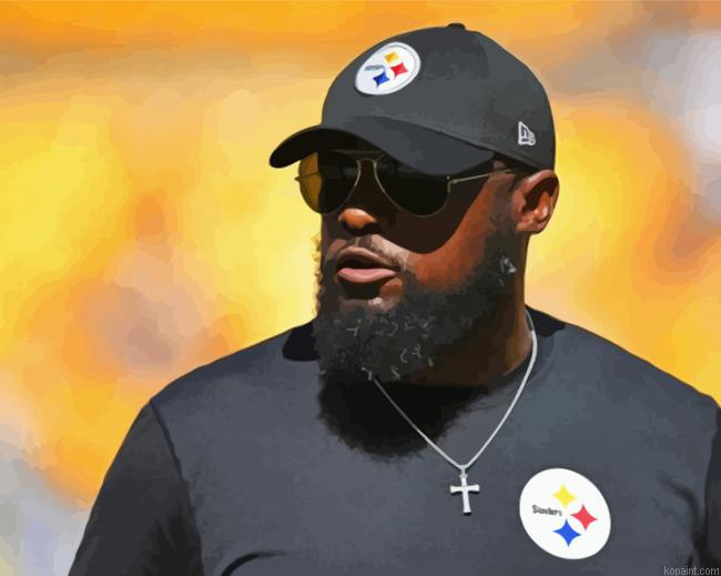 Aesthetic Mike Tomlin Painting By Numberss.png