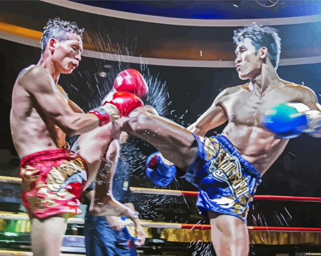 Aesthetic Muay Thai Painting By Numberss.png