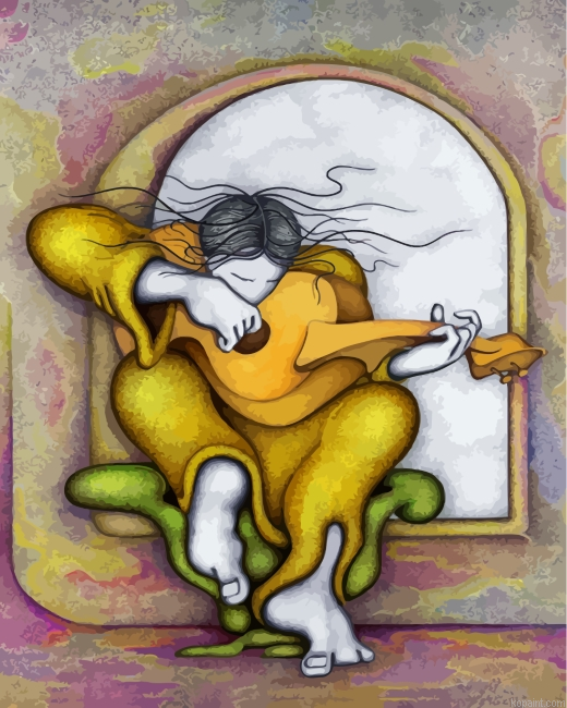 Aesthetic Musician Painting By Numberss.png