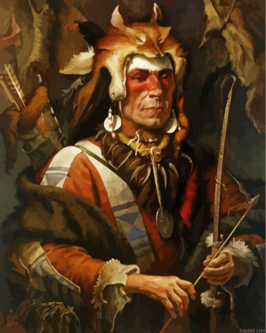 Aesthetic Native American Painting By Numberss.png
