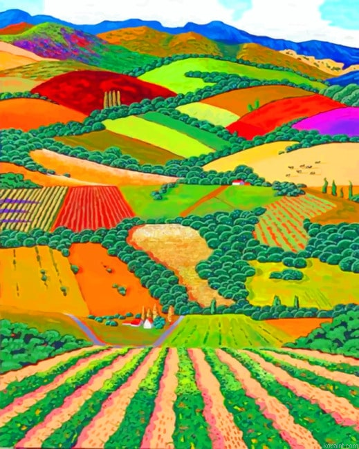 Aesthetic Nature Landscape Painting By Numberss.png