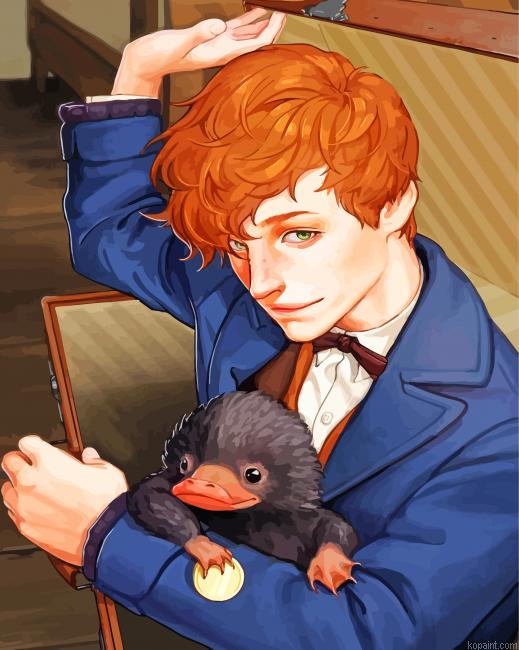 Aesthetic Newton Scamander Paint By Numbers
