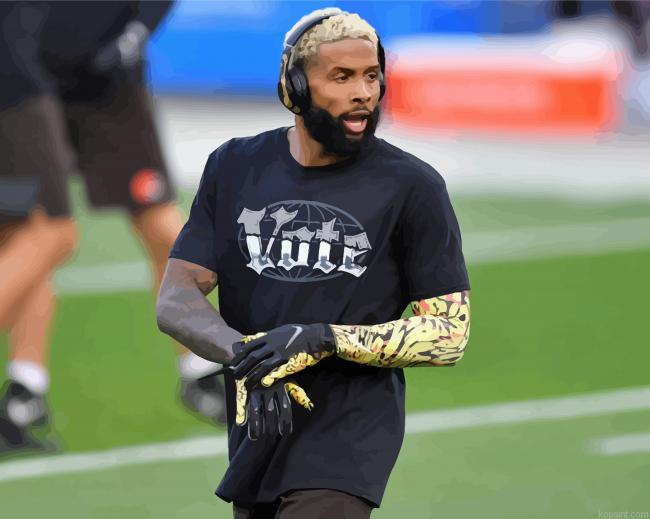 Aesthetic Odell Beckham Jr Paint By Numbers.png