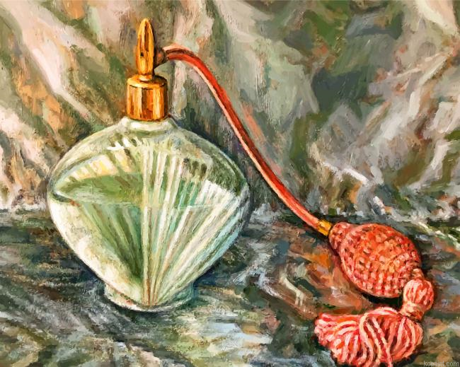 Aesthetic Perfume Bottle Painting By Numberss.png