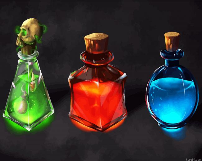Aesthetic Potions Painting By Numberss.png