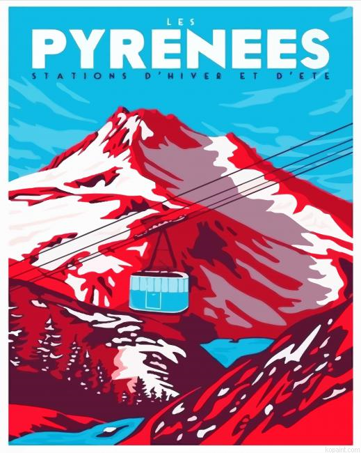 Aesthetic Pyrenees Poster Painting By Numberss.png