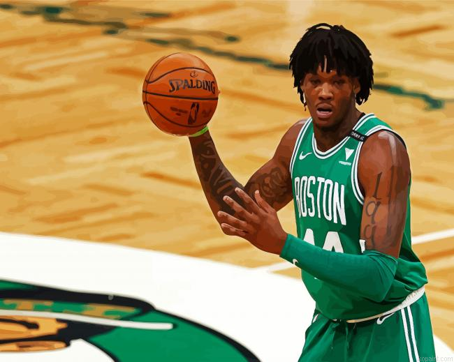 Aesthetic Robert Williams Celtics Painting By Numberss.png