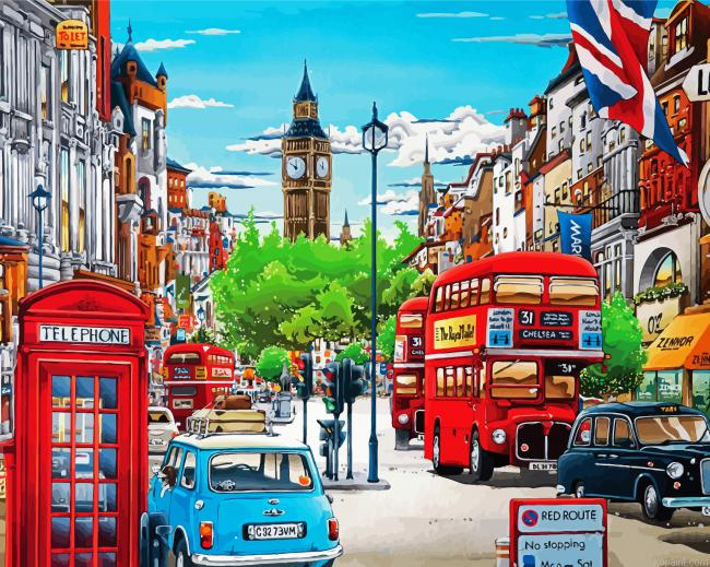 Aesthetic Routemaster Art Painting By Numberss.png