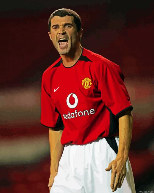 Aesthetic Roy Keane Painting By Numberss.png