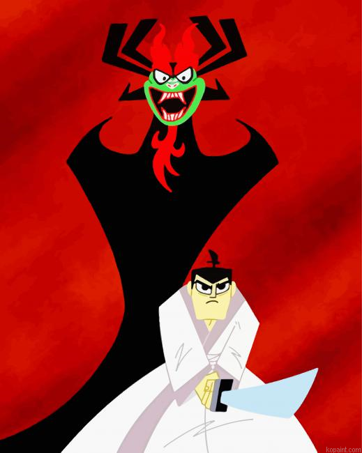 Aesthetic Samurai Jack Painting By Numberss.png