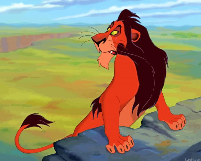Aesthetic Scar Character Paint By Numbers