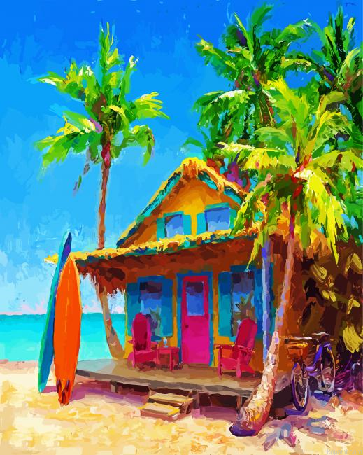 Aesthetic Shack Painting By Numberss.png