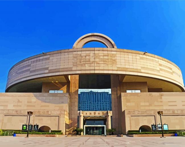 Aesthetic Shanghai Museum Painting By Numberss.png
