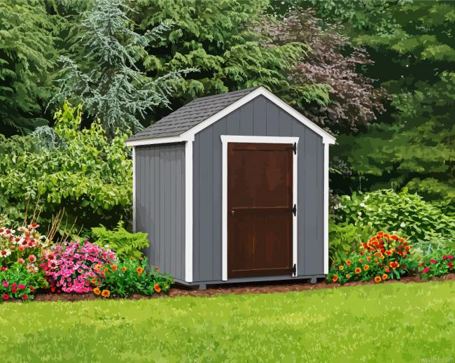 Aesthetic Shed Painting By Numberss.png