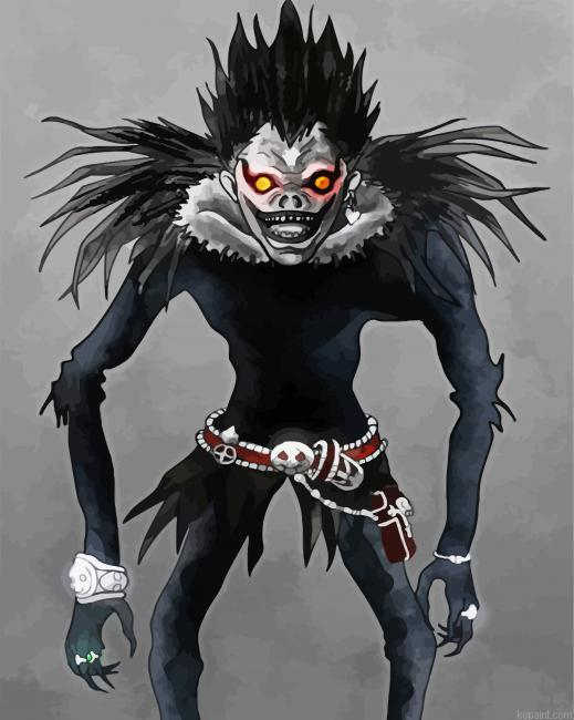 Aesthetic Shinigami Painting By Numberss.png