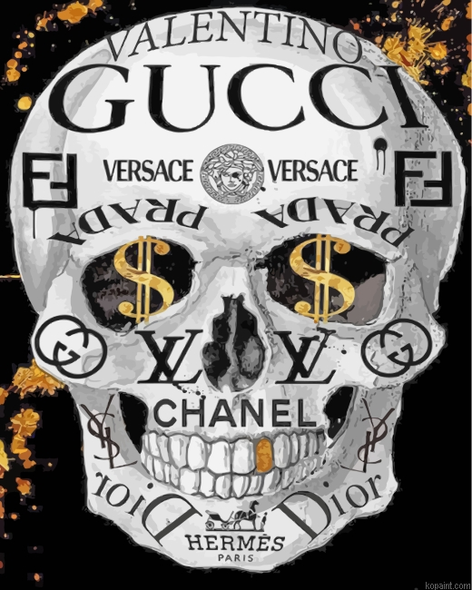 Aesthetic Skull Brands Painting By Numberss.png