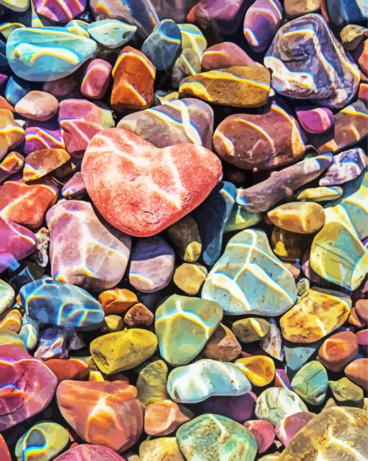 Aesthetic Stones Art Painting By Numberss.png