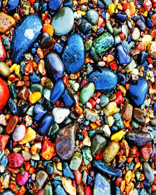 Aesthetic Stones Painting By Numberss.png