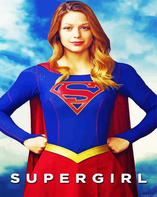 Aesthetic Supergirl Painting By Numberss.png