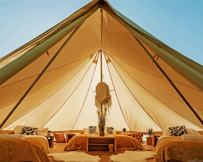 Aesthetic Tent At Fields Painting By Numberss.png