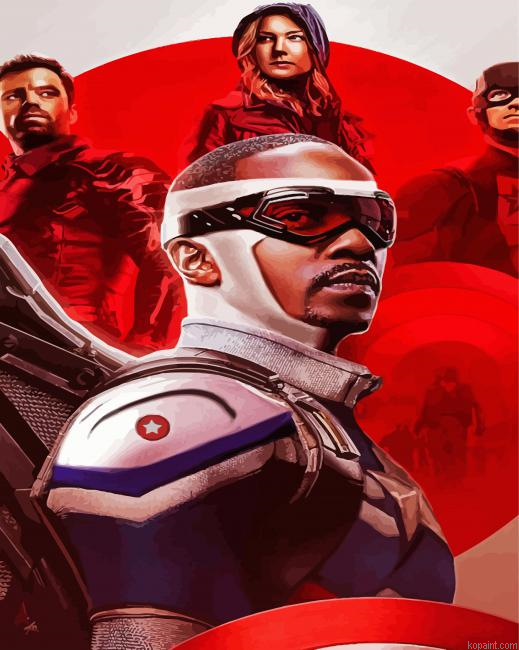 Aesthetic The Falcon And The Winter Soldier Painting By Numberss.png