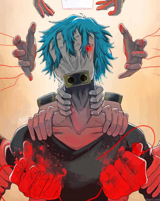 Aesthetic Tomura Shigaraki Paint By Numbers