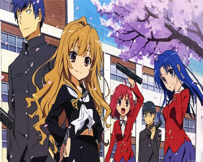Aesthetic Toradora Anime Painting By Numberss.png