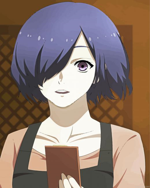 Aesthetic Touka Kirishima Painting By Numberss.png