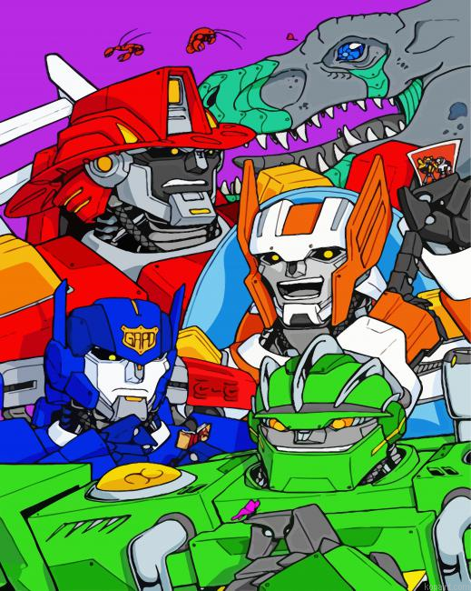 Aesthetic Transformers Art Paint By Numbers