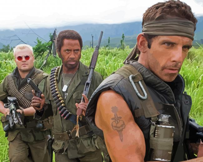 Aesthetic Tropic Thunder Painting By Numberss.png