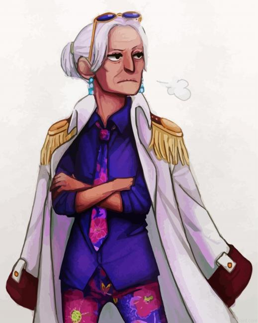 Aesthetic Tsuru One Piece Anime Paint By Numbers.png