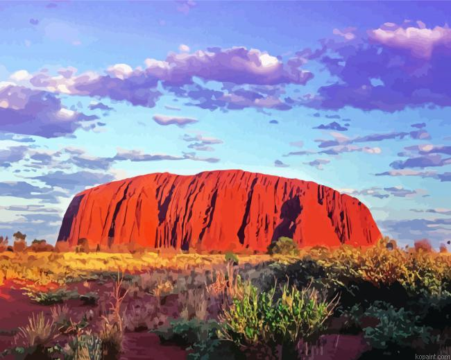 Aesthetic Uluru Paint By Numbers.png