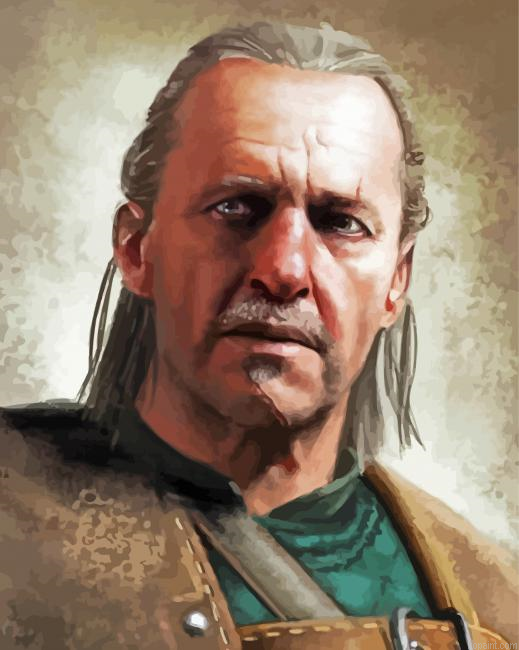 Aesthetic Vesemir Painting By Numberss.png