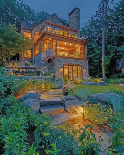 Aesthetic Villa Painting By Numberss.png