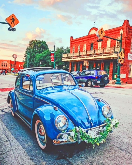 Aesthetic Volkswagen Beetle New Painting By Numberss.png