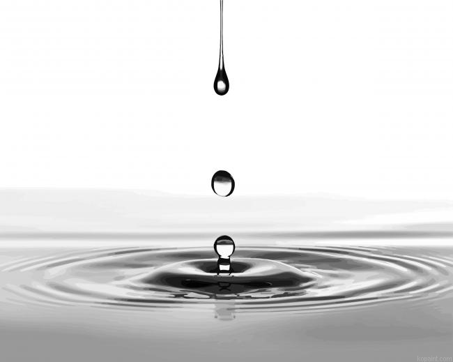 Aesthetic Water Drop Painting By Numberss.png