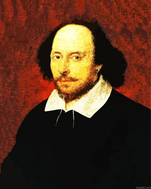 Aesthetic William Shakespeare Painting By Numberss.png