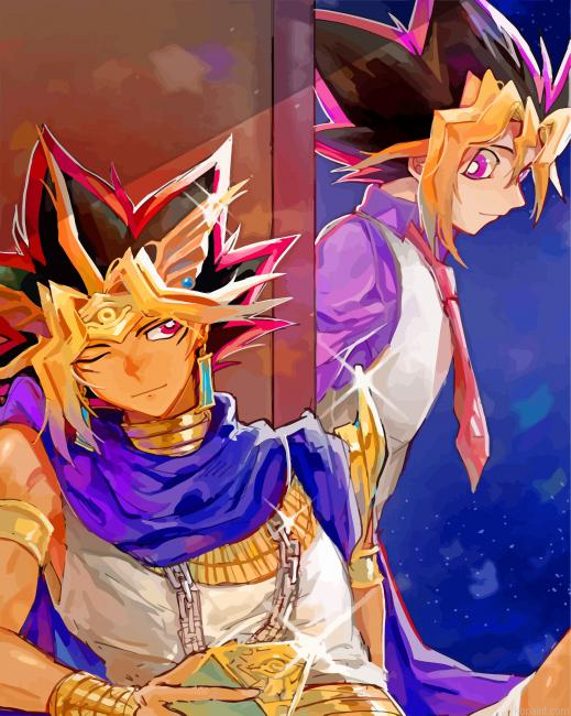 Aesthetic Yugi Muto Anime Paint By Numbers.png