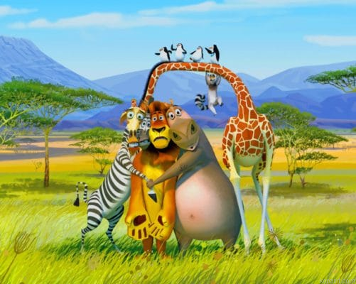Africa Madagascar Animals Painting By Numberss.png