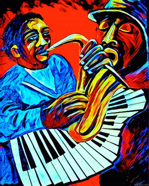 African American Men Jazz Musicians Painting By Numberss.png