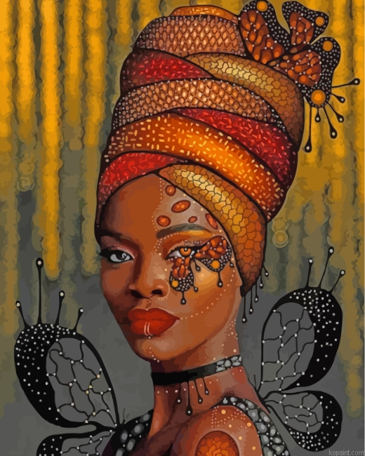 African Black Woman Painting By Numberss.png