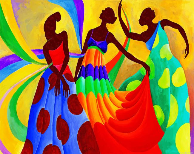 African Dancers Art Painting By Numberss.png