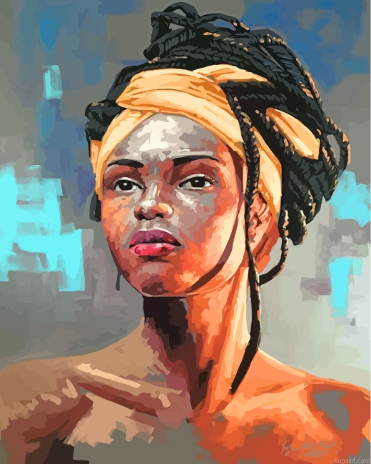 African Lady Painting By Numberss.png